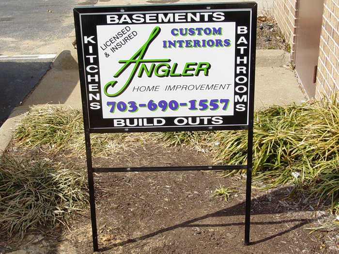 Angler Yard Sign