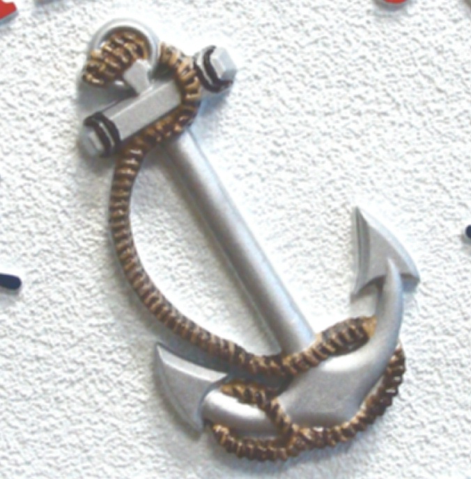 M8296 - 3D Carved Ship Anchor