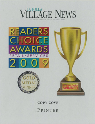 Copy Cove is a WINNER!