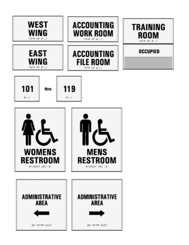 Door Signage/Braille 2