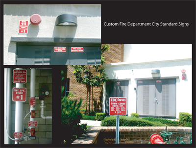 Fire Department Specialty Signage