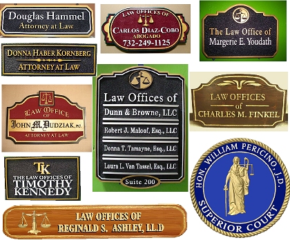 Attorney Wood Wall Sign