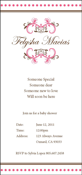 Baby Shower | Version 2 | Front