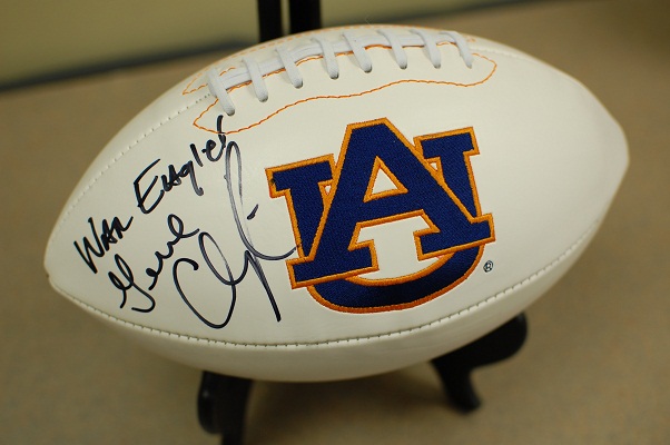 Auburn Autographed Football