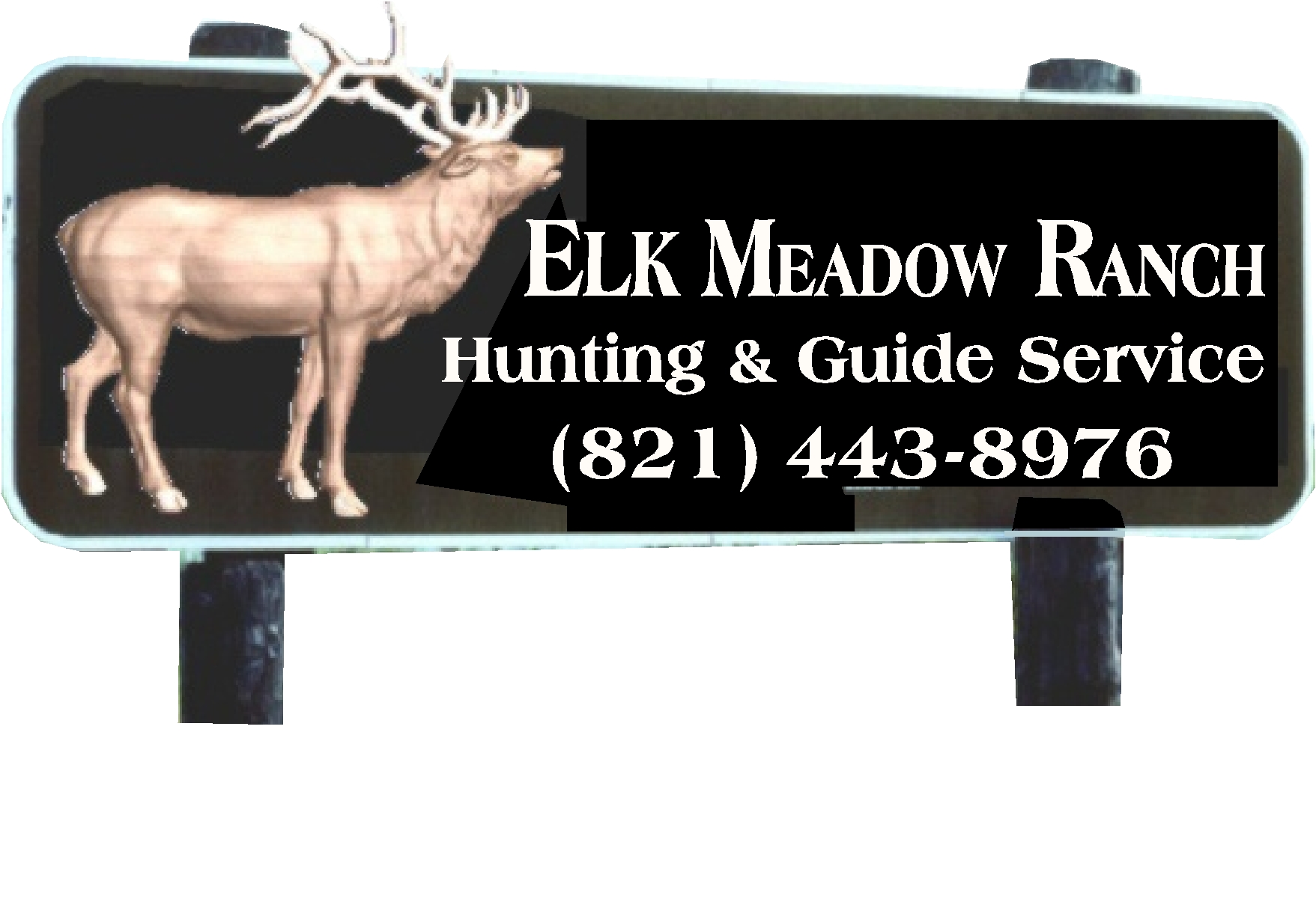 O24269 - Large Elk Ranch Sign