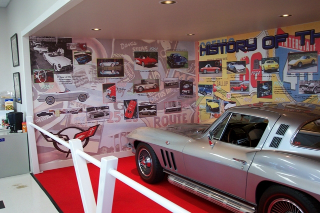 The Ressler Chevrolet Corvette Wall