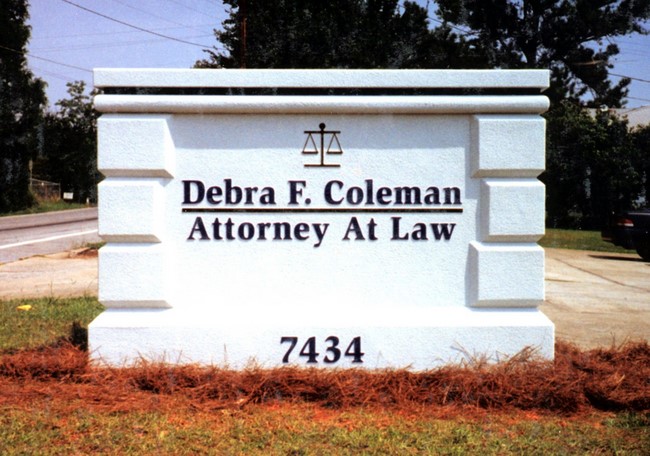 A10152 - Monument Sign for Law Office