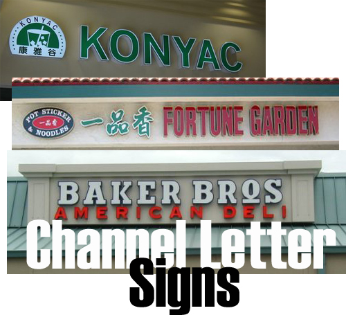 CHANNEL LETTTER SIGNS