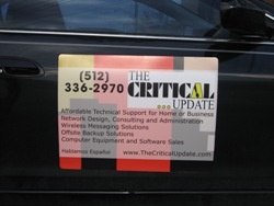 Magnetic Signs for Vehicles