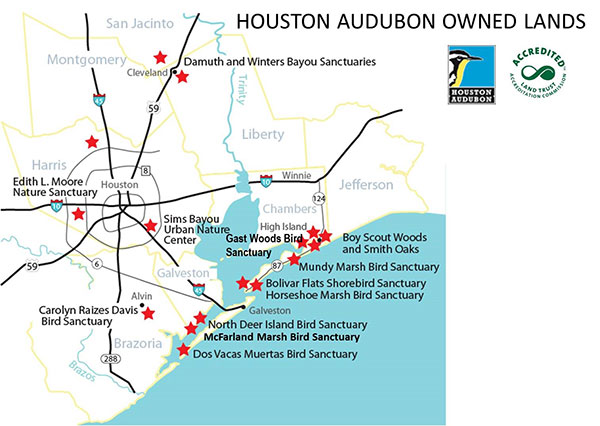 Houston Audubon Owned Lands