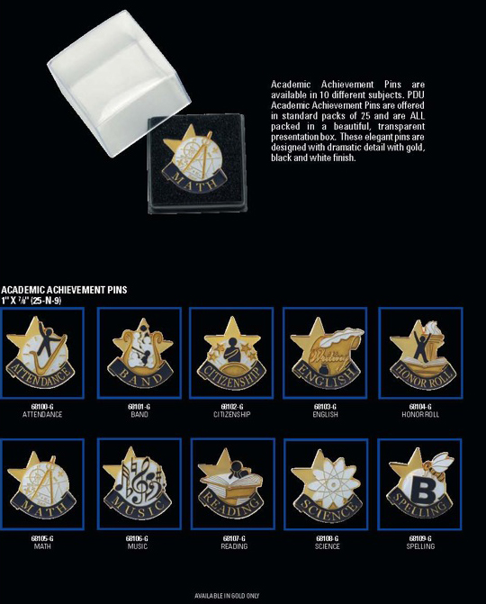 Recognition Pins 10