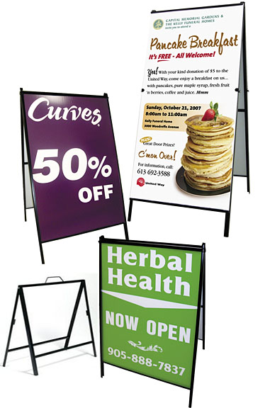 A-frame Signs and Floor Stands