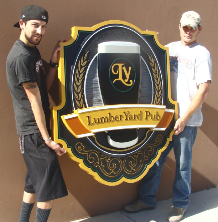 M8195 - Laminated Carved Pub Sign
