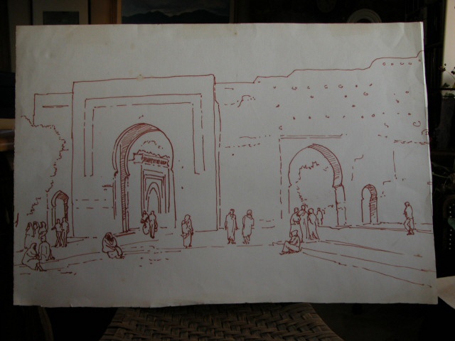 Middle East City Scene