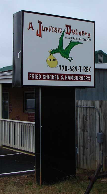 Backlit signage