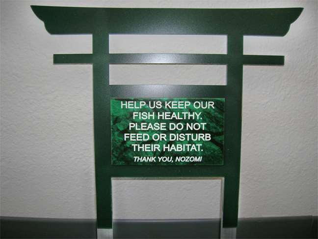 Engraved Sign