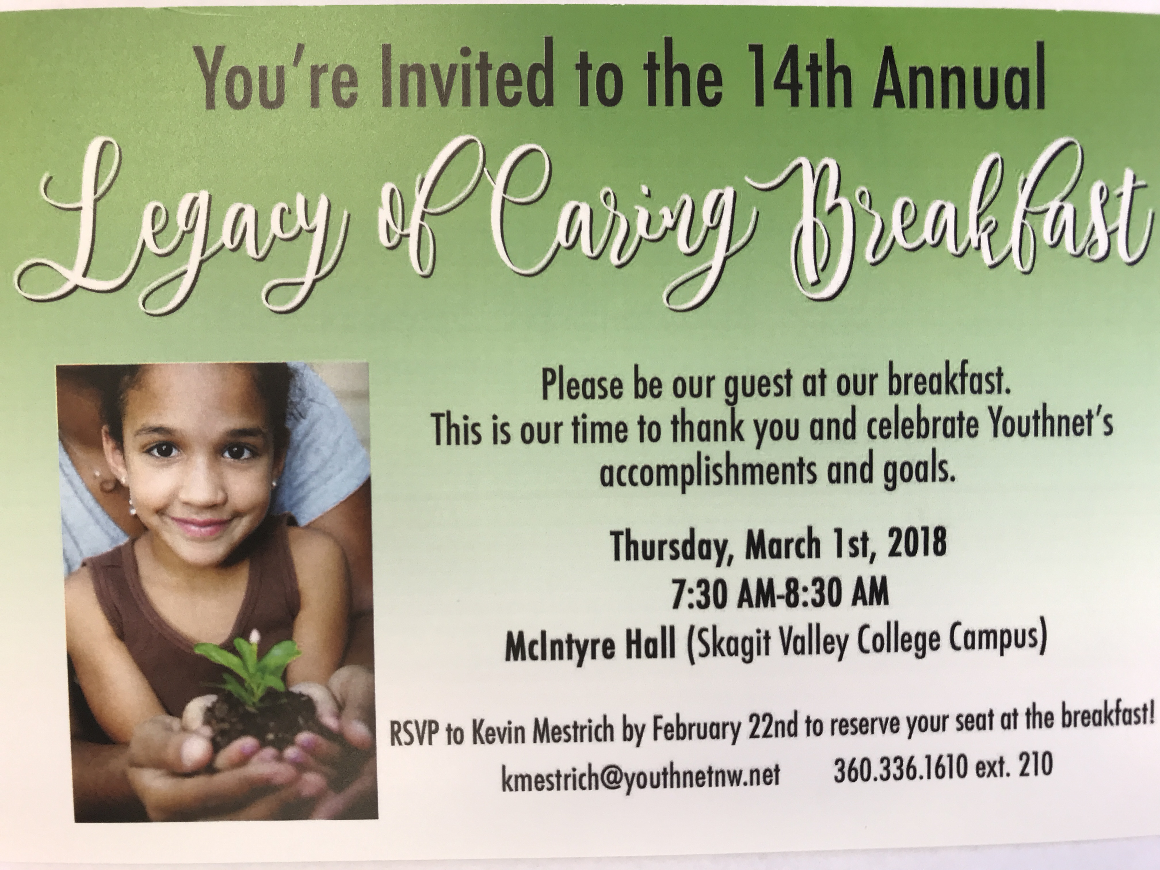 14th Annual Legacy of Caring Breakfast