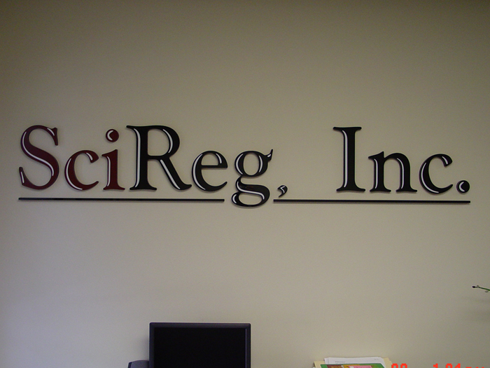 SciReg Storefront Sign