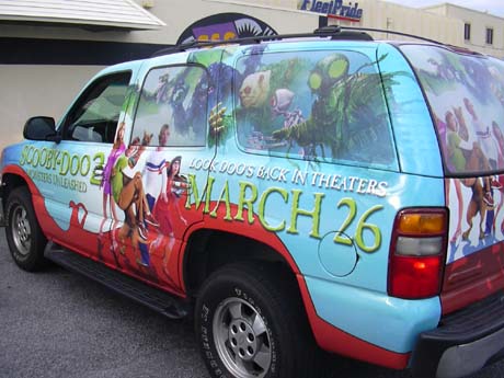 Scooby Doo SUV Wrap