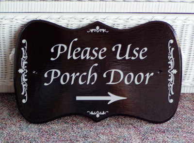 Decorative Home Directional Sign