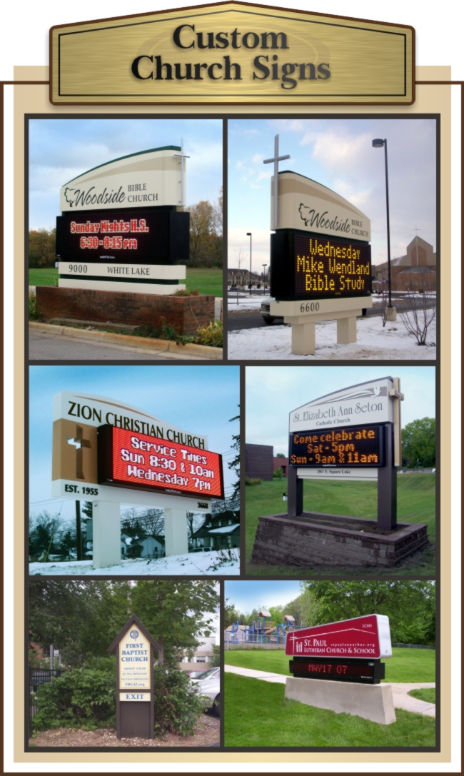 Custom Church Signs