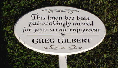 Residential Lawn Sign