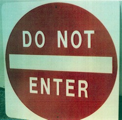 Traffic and Property Restriction Signs