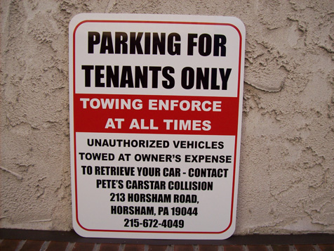 Parking Prohibition Signs