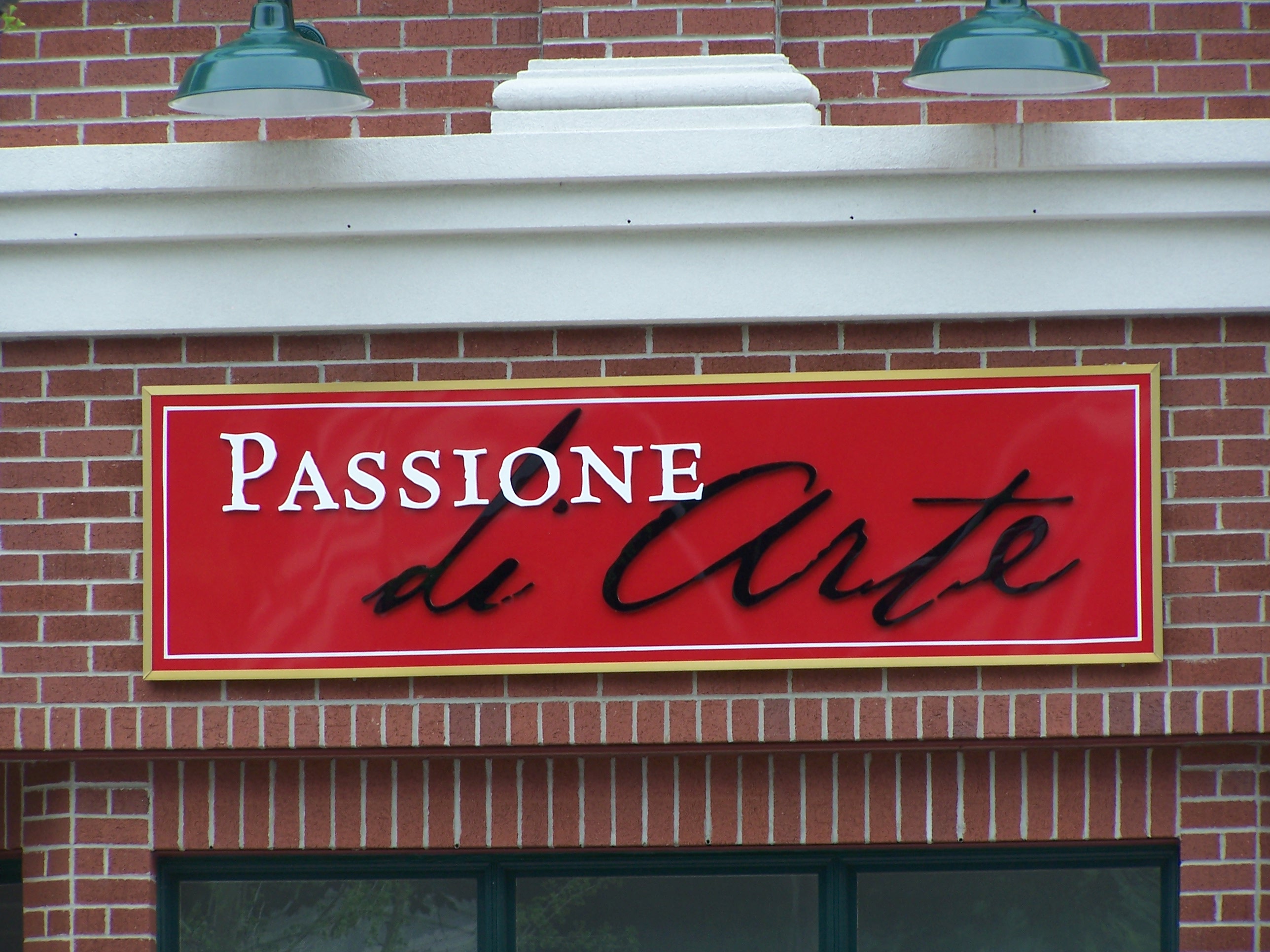 Framed aluminum signs