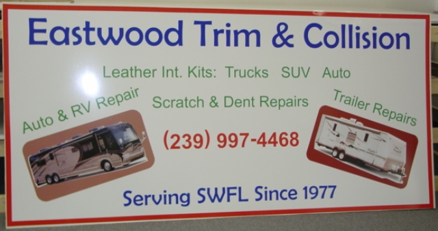 43 x 90 Digital print on aluminum sign