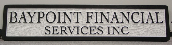 Sandblasted Sign