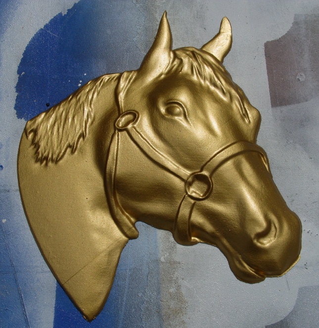 M2154 - Carved 3D Horse's Head