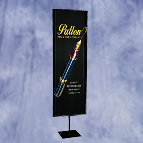Exhibit banner stand