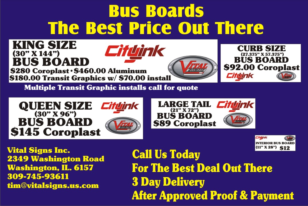 CityLink Bus Boards