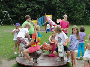 Kids Playing in a Park