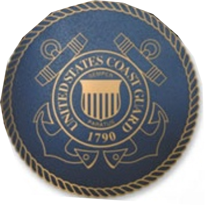 V31916 - Engraved Coast Guard Plaque