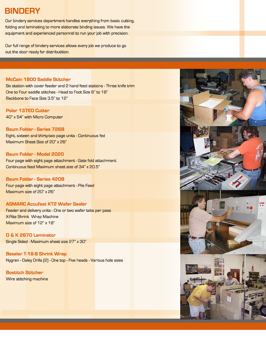 Bindery Services