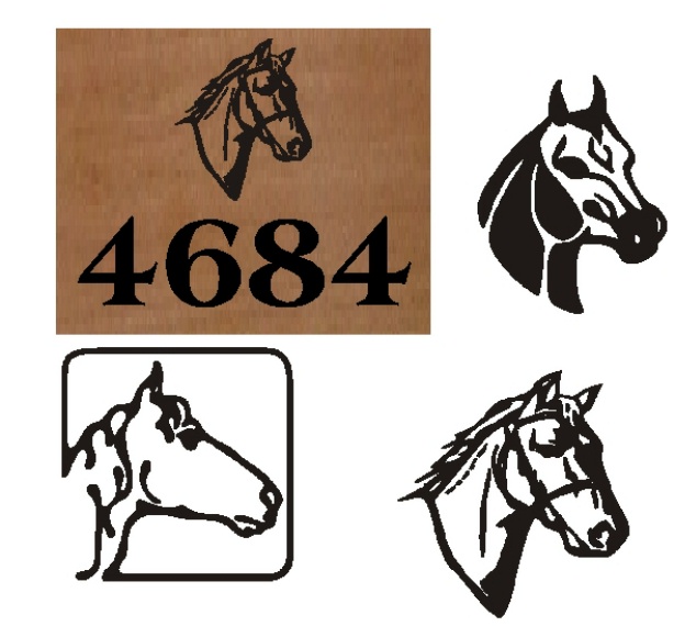 P25417 - Cedar Address Signs