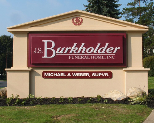 M6737 - Custom Funeral Home Monument Sign