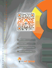 the ef group QR Code brochure