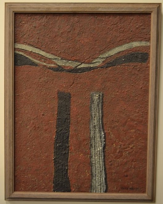 Floating Form (Brown Abstract)