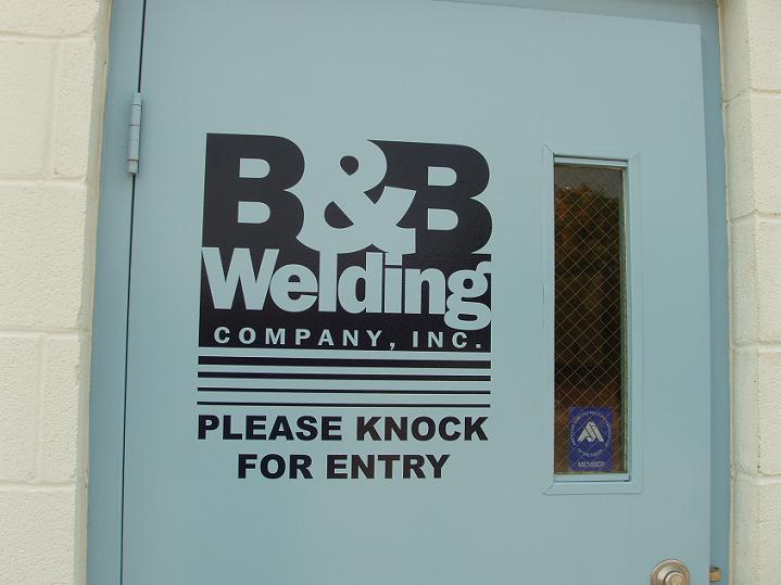 Custom Door lettering