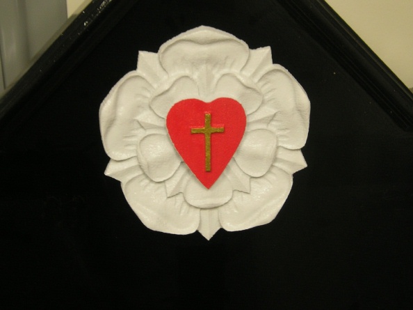 M2605 - Carved Emblem for Lutheran Church Sign