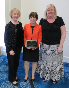 * DR. JOAN BRUNO receives the prestigious 2013 NJSHA HONORS of the ASSOCIATION AWARD