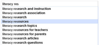 Literacy resources online search