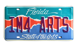Arts License Plate