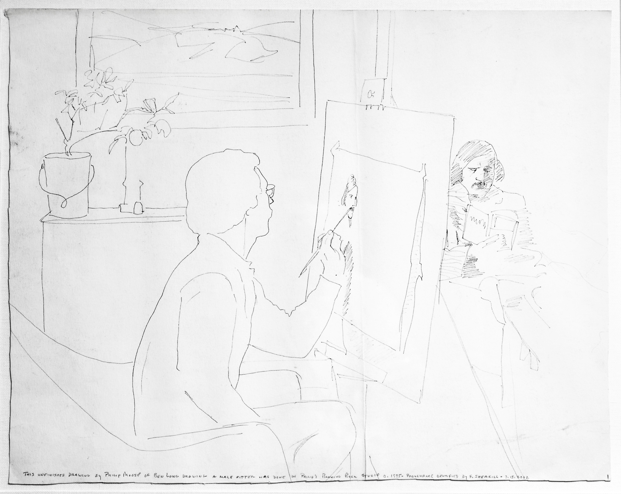 Unfinished Drawing of Ben Long