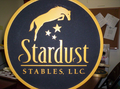 M1236 - Horse  Stable Identification Sign