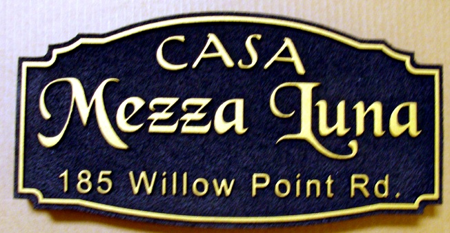 M1002 - Address Plaque