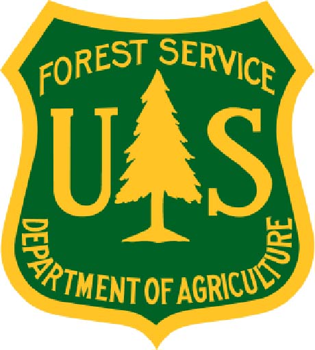 U30430 - US Forest Service Emblem Carved Wood Wall Plaque